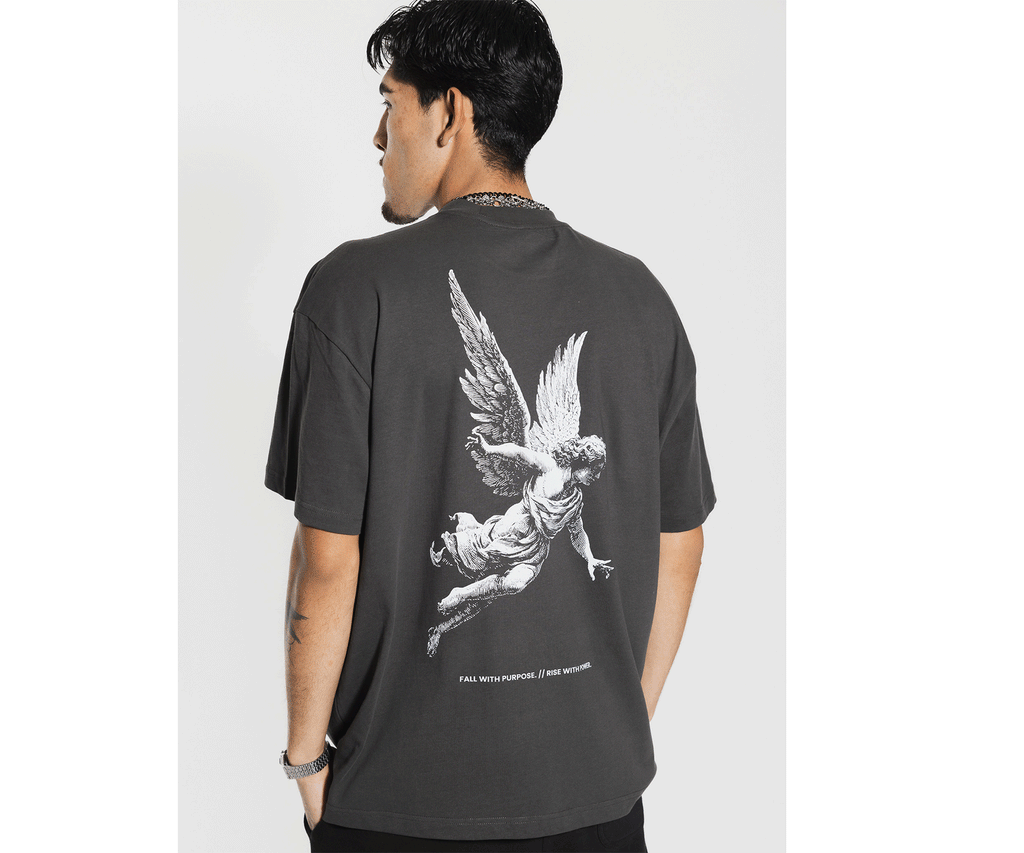"Fallen Angel" Oversized Tee