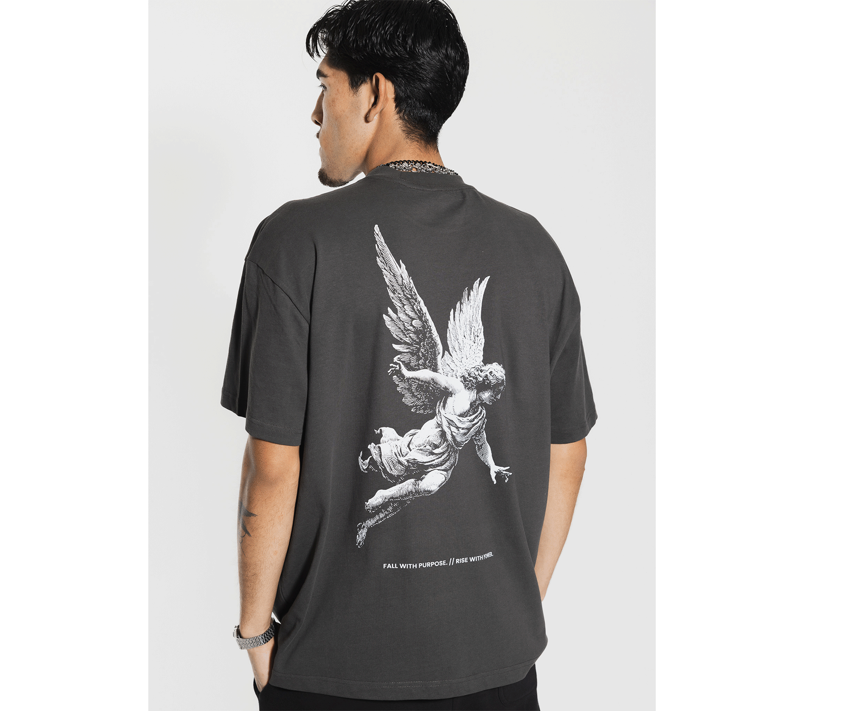 "Fallen Angel" Oversized Tee