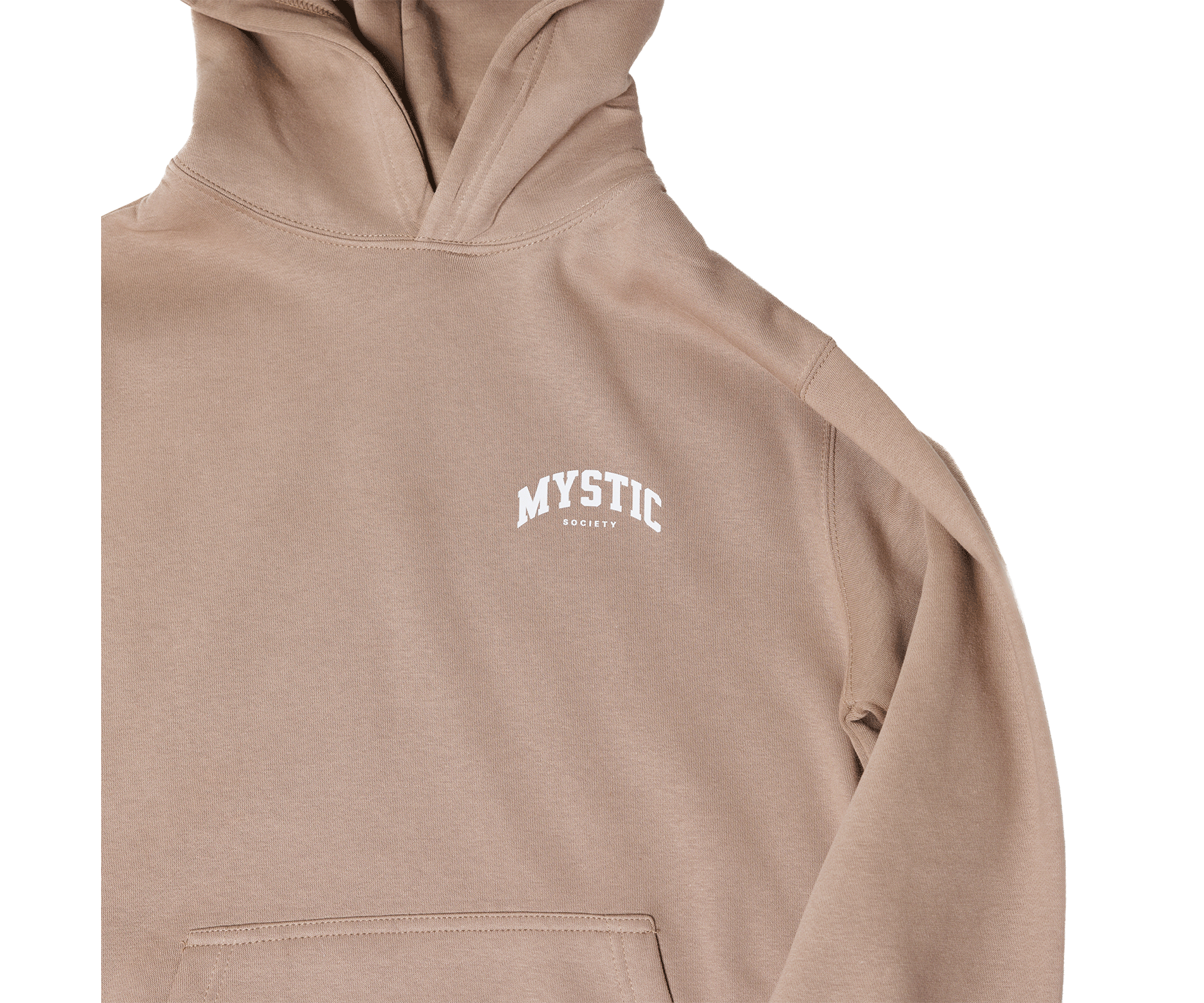 "Latte" Boxed Hoodie