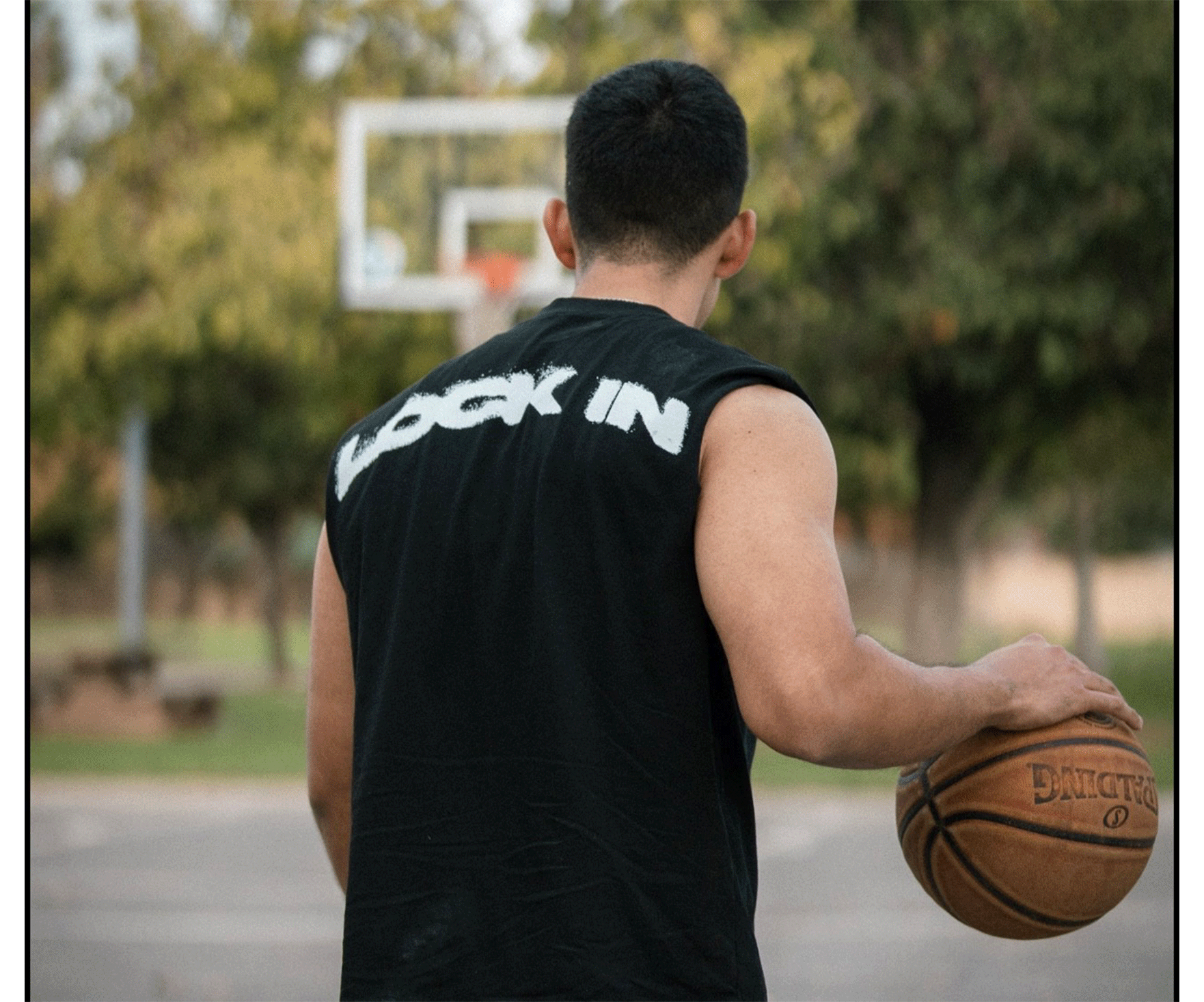 "Lock In" Cut-Off Tee
