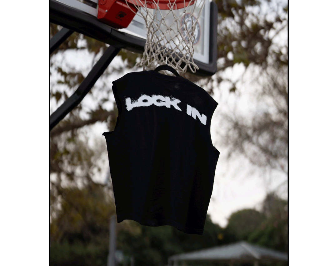 "Lock In" Cut-Off Tee