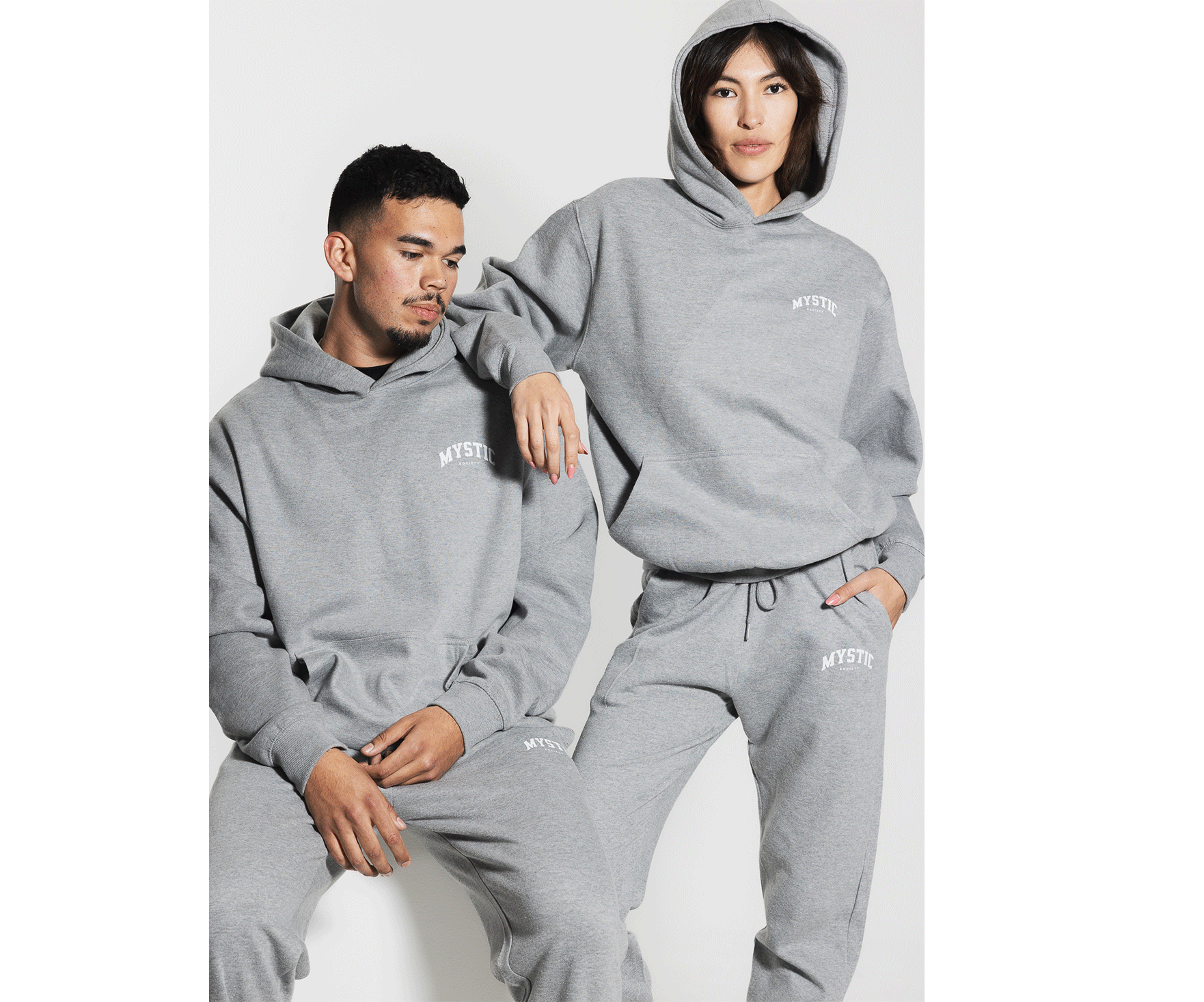 "Gray" Boxed Hoodie