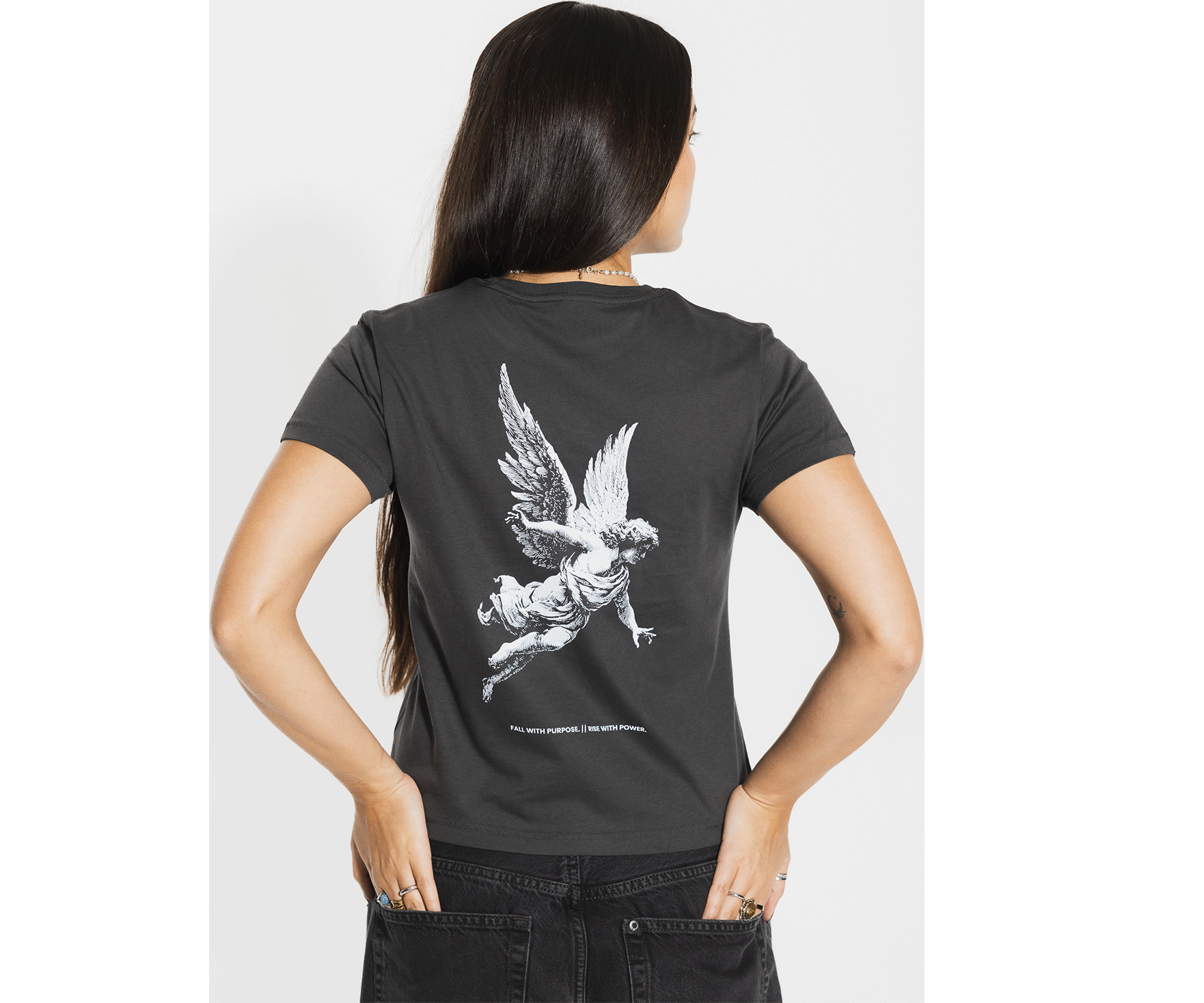 "Fallen Angel" Baby Tee
