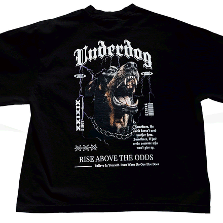 "Underdog" Oversized Tee